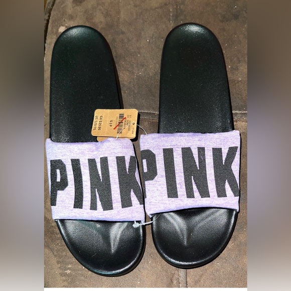 PINK Victoria's Secret Shoes - VS PINK SLIDES NWT Size S